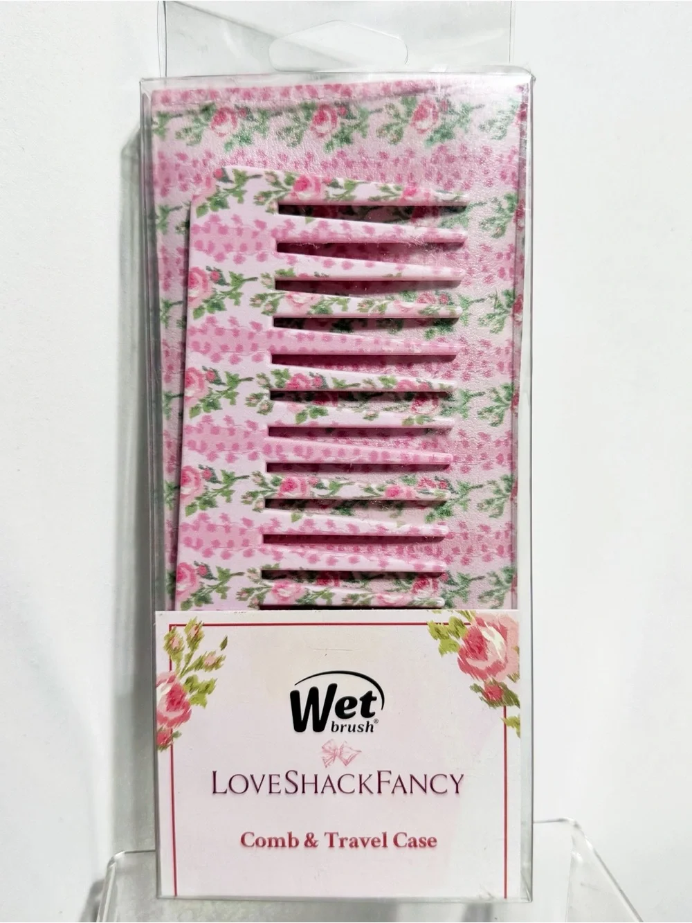LoveShackFancy x Wet Brush Detangling Comb & Travel Case Blooming Heirloom - NIB